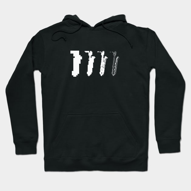 Baritone saxophone Hoodie by janno